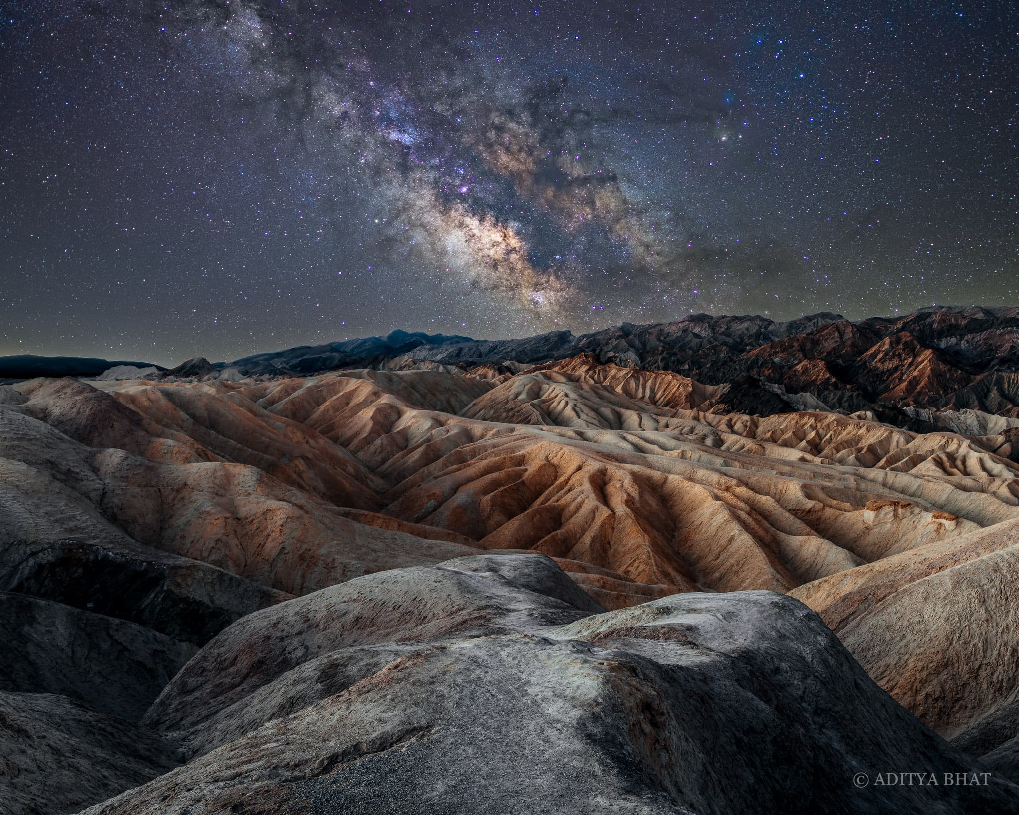Milky Way over Zabriskie Point