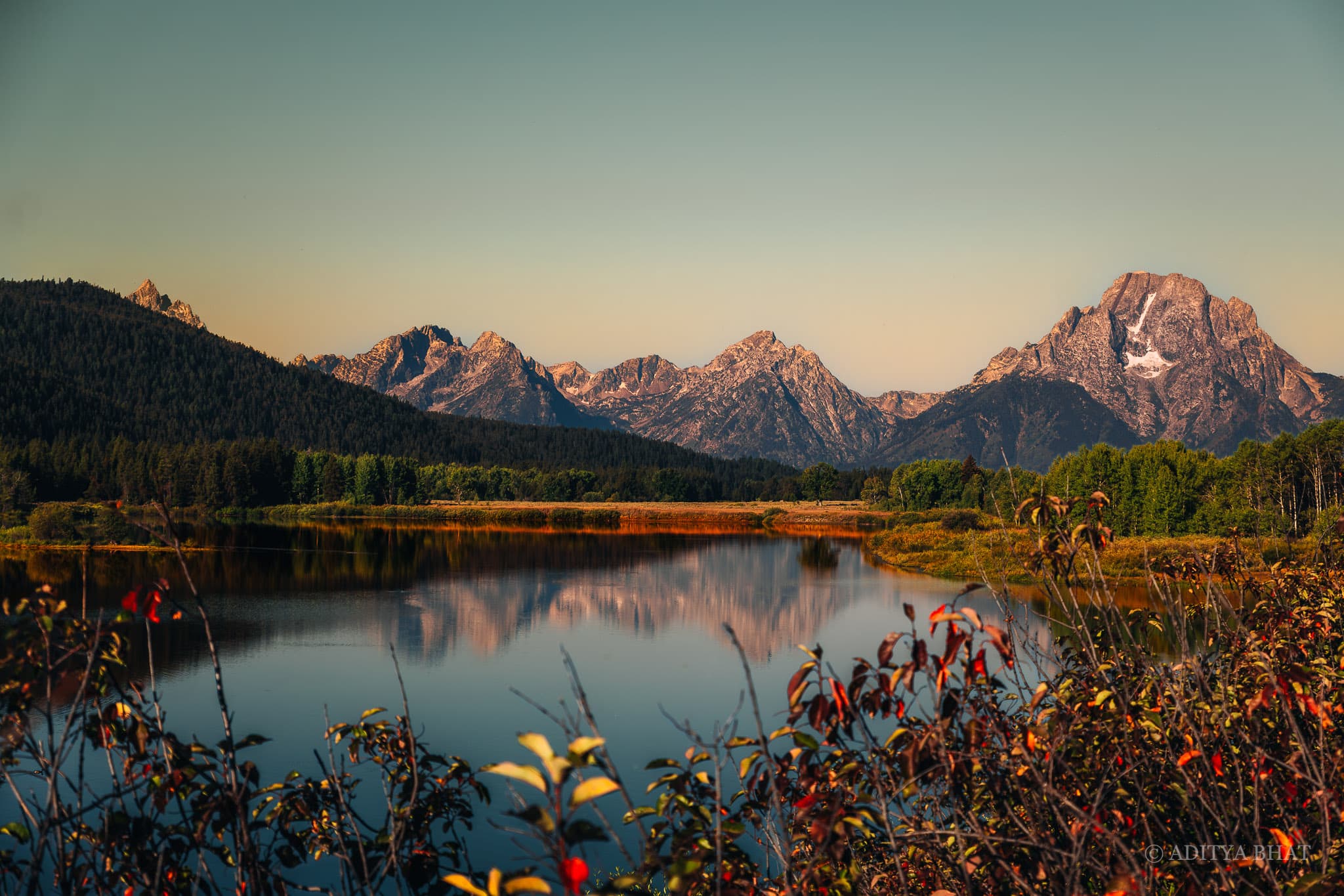 Oxbow Bend at Sunrise